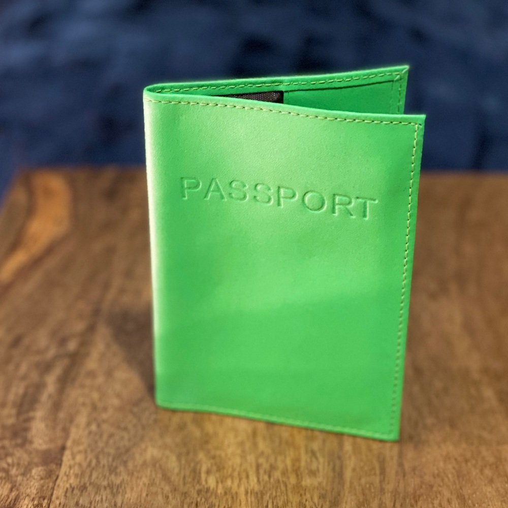 Genuine Leather Passport Holder